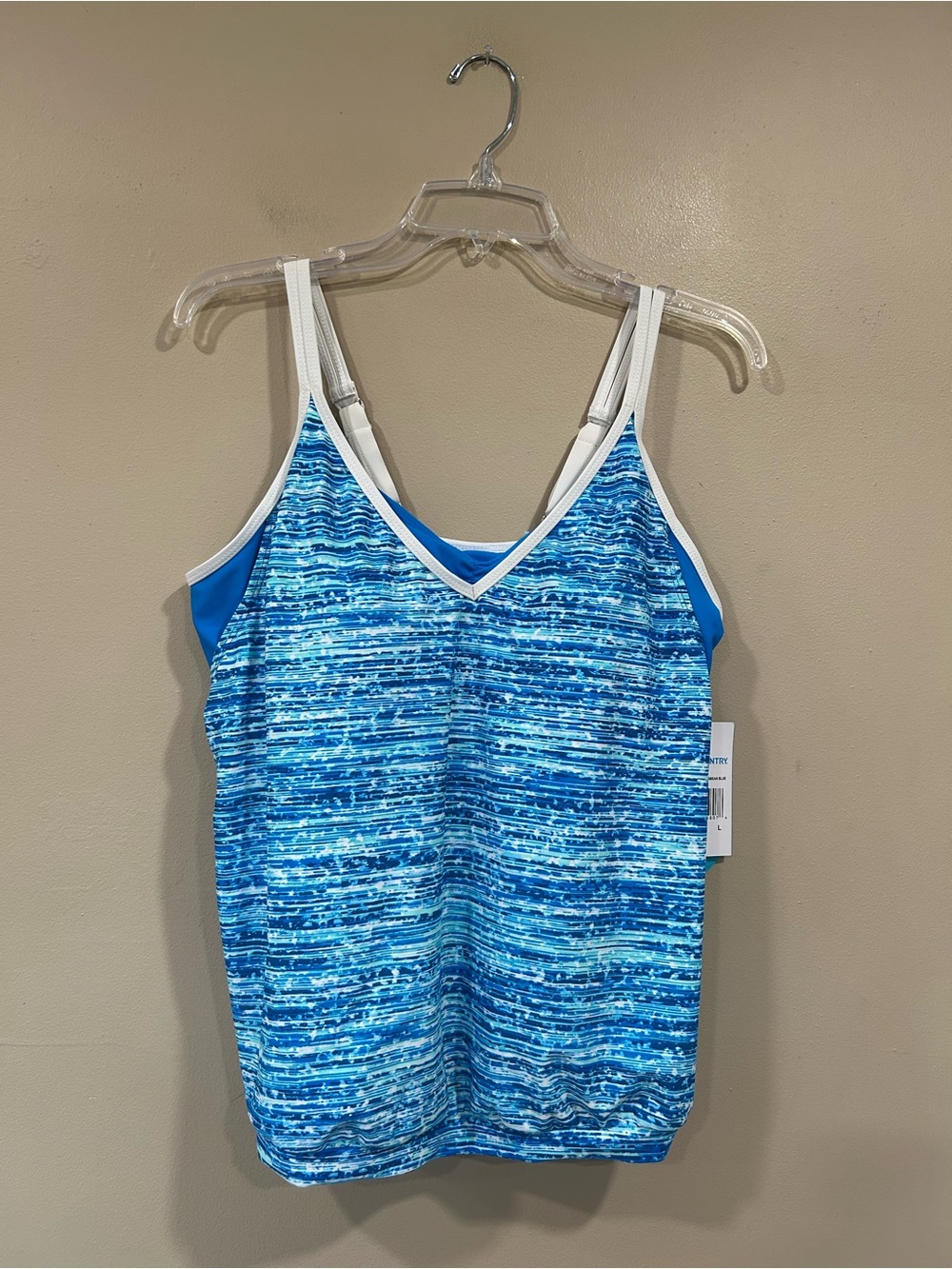 Free Country Women’s Swim Tankini Top Size Large